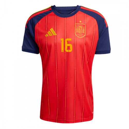 Španielsko futbalové dresy MS 2026 Domáci Rodri Hernandez #16 2 Španielsko futbalové dresy MS 2026 Domáci Rodri Hernandez #16 – Obrázok 2