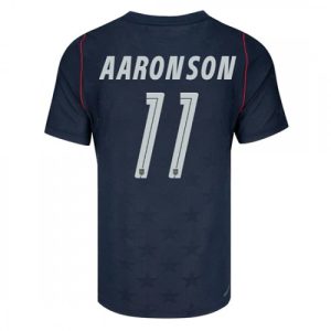 Futbalové dresy Spojené štáty MS 2026 Brenden Aaronson #11 Vonkajší Krátky Rukáv
