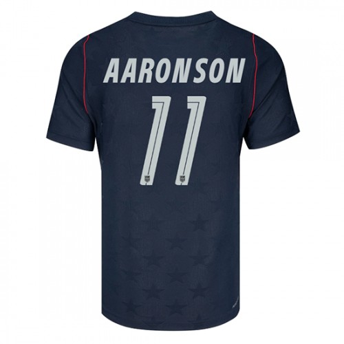 Futbalové dresy Spojené štáty MS 2026 Brenden Aaronson #11 Vonkajší Krátky Rukáv 1 Futbalové dresy Spojené štáty MS 2026 Brenden Aaronson #11 Vonkajší Krátky Rukáv