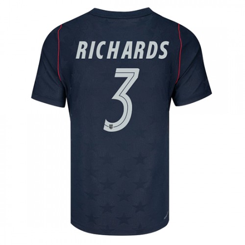 Futbalové dresy Spojené štáty MS 2026 Chris Richards #3 Vonkajší Krátky Rukáv 1 Futbalové dresy Spojené štáty MS 2026 Chris Richards #3 Vonkajší Krátky Rukáv