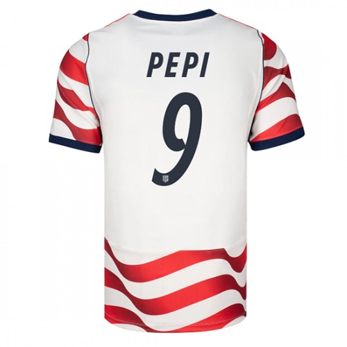 Futbalové dresy Spojené štáty MS 2026 Ricardo Pepi #9 Domáci 1 Futbalové dresy Spojené štáty MS 2026 Ricardo Pepi #9 Domáci
