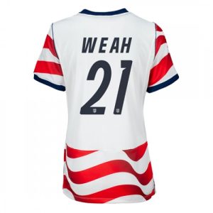 Ženy Futbalový Dres Spojené štáty MS 2026 Timothy Weah #21 Domáci Krátky Rukáv