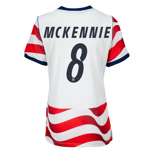 Ženy Futbalový Dres Spojené štáty MS 2026 Weston McKennie #8 Domáci Krátky Rukáv 1 Ženy Futbalový Dres Spojené štáty MS 2026 Weston McKennie #8 Domáci Krátky Rukáv
