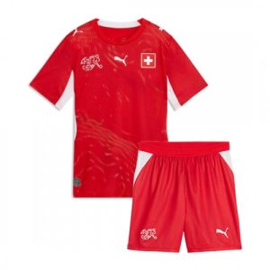 Detský futbalový dres Švajčiarsko MS 2026 Domáci Komplet