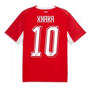Futbalové dresy Švajčiarsko MS 2026 Domáci Granit Xhaka #10