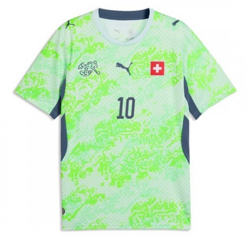 Futbalové dresy Švajčiarsko MS 2026 Granit Xhaka #10 Vonkajší 2 Futbalové dresy Švajčiarsko MS 2026 Granit Xhaka #10 Vonkajší – Bild 2