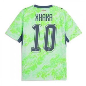 Futbalové dresy Švajčiarsko MS 2026 Granit Xhaka #10 Vonkajší