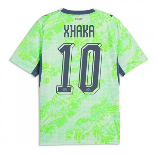 Futbalové dresy Švajčiarsko MS 2026 Granit Xhaka #10 Vonkajší 1 Futbalové dresy Švajčiarsko MS 2026 Granit Xhaka #10 Vonkajší