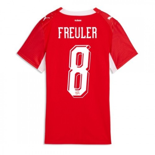 Futbalový Dres Švajčiarsko MS 2026 Domáci Remo Freuler #8 Ženy 1 Futbalový Dres Švajčiarsko MS 2026 Domáci Remo Freuler #8 Ženy