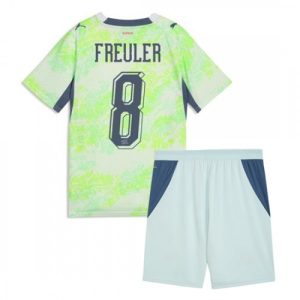 Detský futbalový dres Švajčiarsko MS 2026 Remo Freuler #8 Vonkajší Komplet