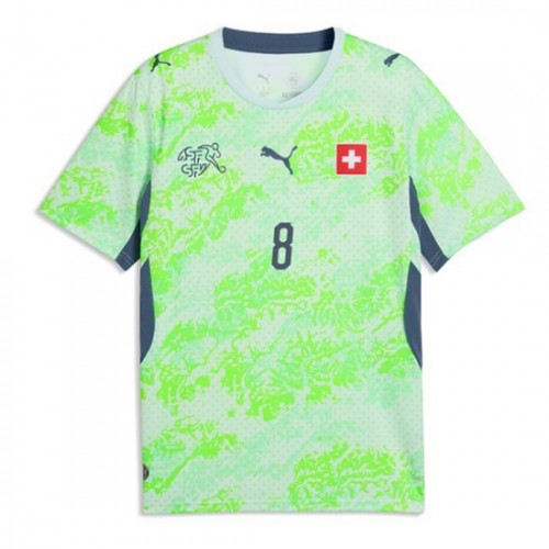 Futbalové dresy Švajčiarsko MS 2026 Remo Freuler #8 Vonkajší 2 Futbalové dresy Švajčiarsko MS 2026 Remo Freuler #8 Vonkajší – Bild 2