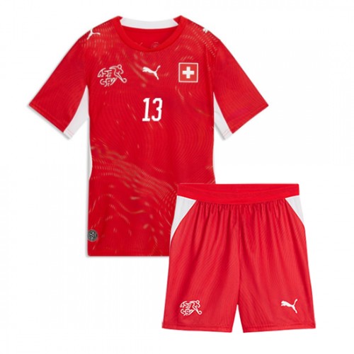 Detský futbalový dres Švajčiarsko MS 2026 Ricardo Rodriguez #13 Domáci Komplet 2 Detský futbalový dres Švajčiarsko MS 2026 Ricardo Rodriguez #13 Domáci Komplet – Bild 2