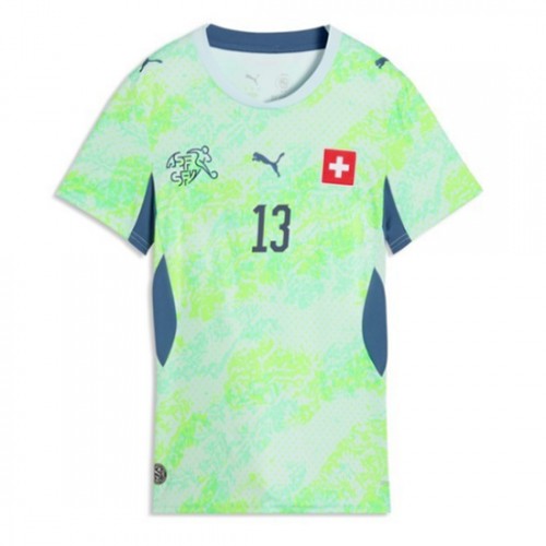 Futbalový Dres Švajčiarsko MS 2026 Vonkajší Ricardo Rodriguez #13 Ženy 2 Futbalový Dres Švajčiarsko MS 2026 Vonkajší Ricardo Rodriguez #13 Ženy