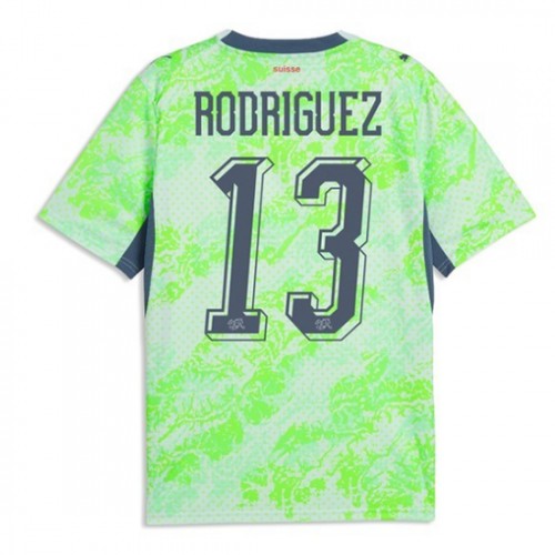 Futbalové dresy Švajčiarsko MS 2026 Ricardo Rodriguez #13 Vonkajší 1 Futbalové dresy Švajčiarsko MS 2026 Ricardo Rodriguez #13 Vonkajší