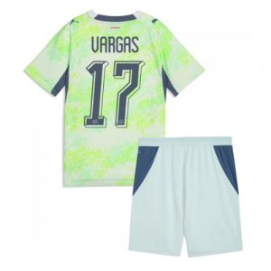Detský futbalový dres Švajčiarsko MS 2026 Ruben Vargas #17 Vonkajší Komplet