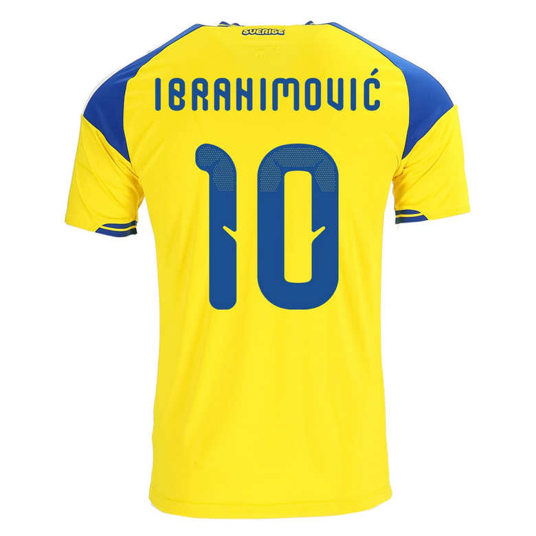 Futbalový dresy Švédsko MS 2026 domáci Zlatan Ibrahimović 10 – Pánsky 1 Futbalový dresy Švédsko MS 2026 domáci Zlatan Ibrahimović 10 – Pánsky