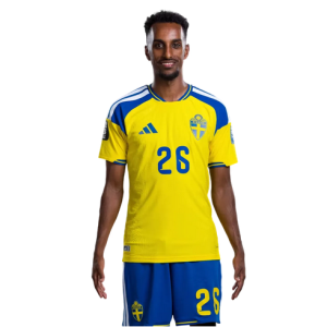 Pánsky Futbalový Dres Komplet Švédsko MS 2026 Domáci Taha Ali 26