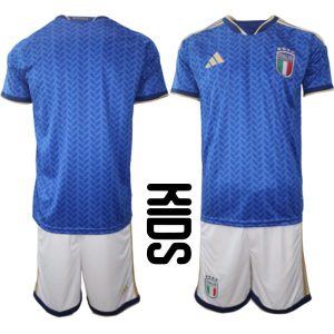 Fussballtrikots Italien WM 2026 Kinder Heimset blau