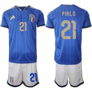 Futballtrikots Taliansko MS 2026 Andrea Pirlo #21 Heim Herren Set
