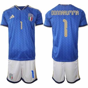 Futballtrikots Taliansko MS 2026 Gianluigi Donnarumma #1 Heim Herren Set