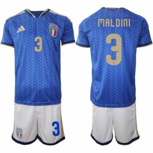 Futbolové dresy Itálie WM 2026 Paolo Maldini #3 domácí pánský set