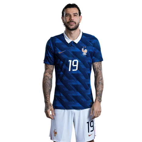 Pánsky Futbalový dres Francúzsko MS 2026 Preč Komplet Théo Hernandez 19 1 Pánsky Futbalový dres Francúzsko MS 2026 Preč Komplet Théo Hernandez 19