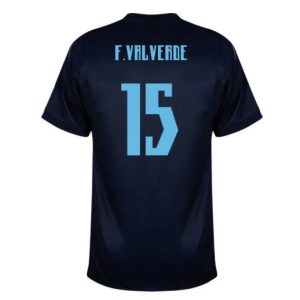 Home 6 Futbalový dresy Uruguaj Vonkajší MS 2026 Federico Valverde 15 – Pánsky