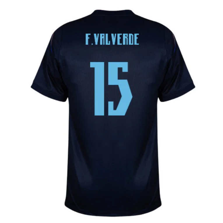 Futbalový dresy Uruguaj Vonkajší MS 2026 Federico Valverde 15 – Pánsky 1 Futbalový dresy Uruguaj Vonkajší MS 2026 Federico Valverde 15 – Pánsky
