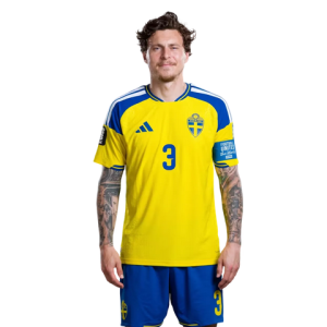 Pánsky Futbalový Dres Komplet Švédsko MS 2026 Domáci Victor Lindelöf 3