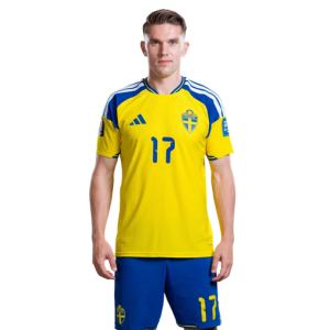 Pánsky Futbalový Dres Komplet Švédsko MS 2026 Domáci Viktor Gyökeres 17