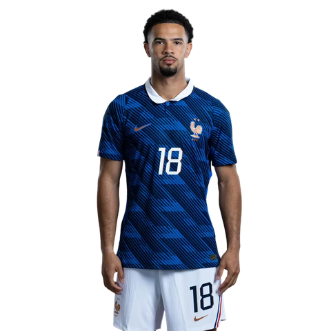 Pánsky Futbalový dres Francúzsko MS 2026 Preč Komplet Warren Zaïre-Emery 18 1 Pánsky Futbalový dres Francúzsko MS 2026 Preč Komplet Warren Zaïre-Emery 18