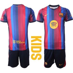 FC Barcelona Detský dres 2026/27 Domáci Futbalový set